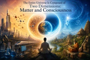 The Entire Universe Is Composed of Two Dimensions Matter and Consciousness