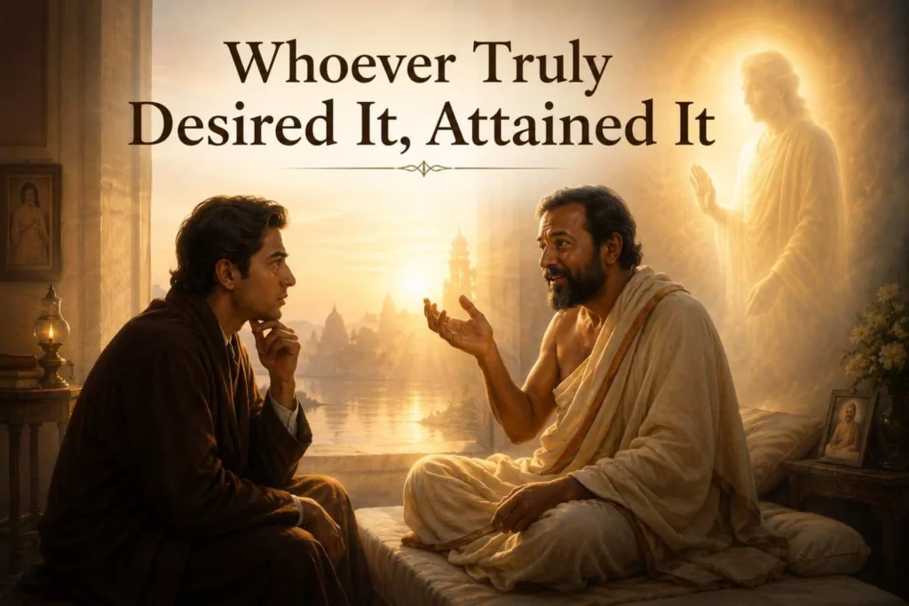 Whoever Truly Desired It, Attained It